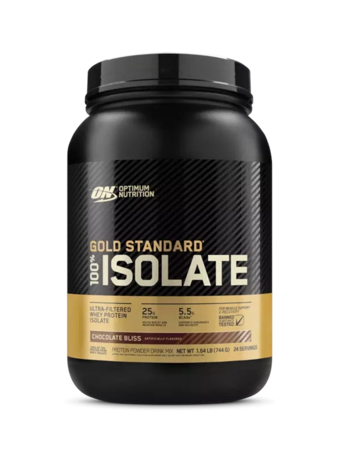 Whey Protein Gold Standard 100% Isolate - Optimum Nutrition - 900g - Proteína