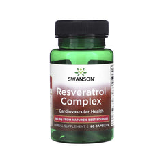 Complexo Resveratrol 180mg - Swanson - 60 Cápsulas - Saúde e Bem Estar