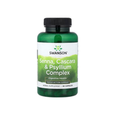 Complexo de Senna, Cáscara e Psyllium – Swanson – 90 Cápsulas - Saúde e Bem Estar
