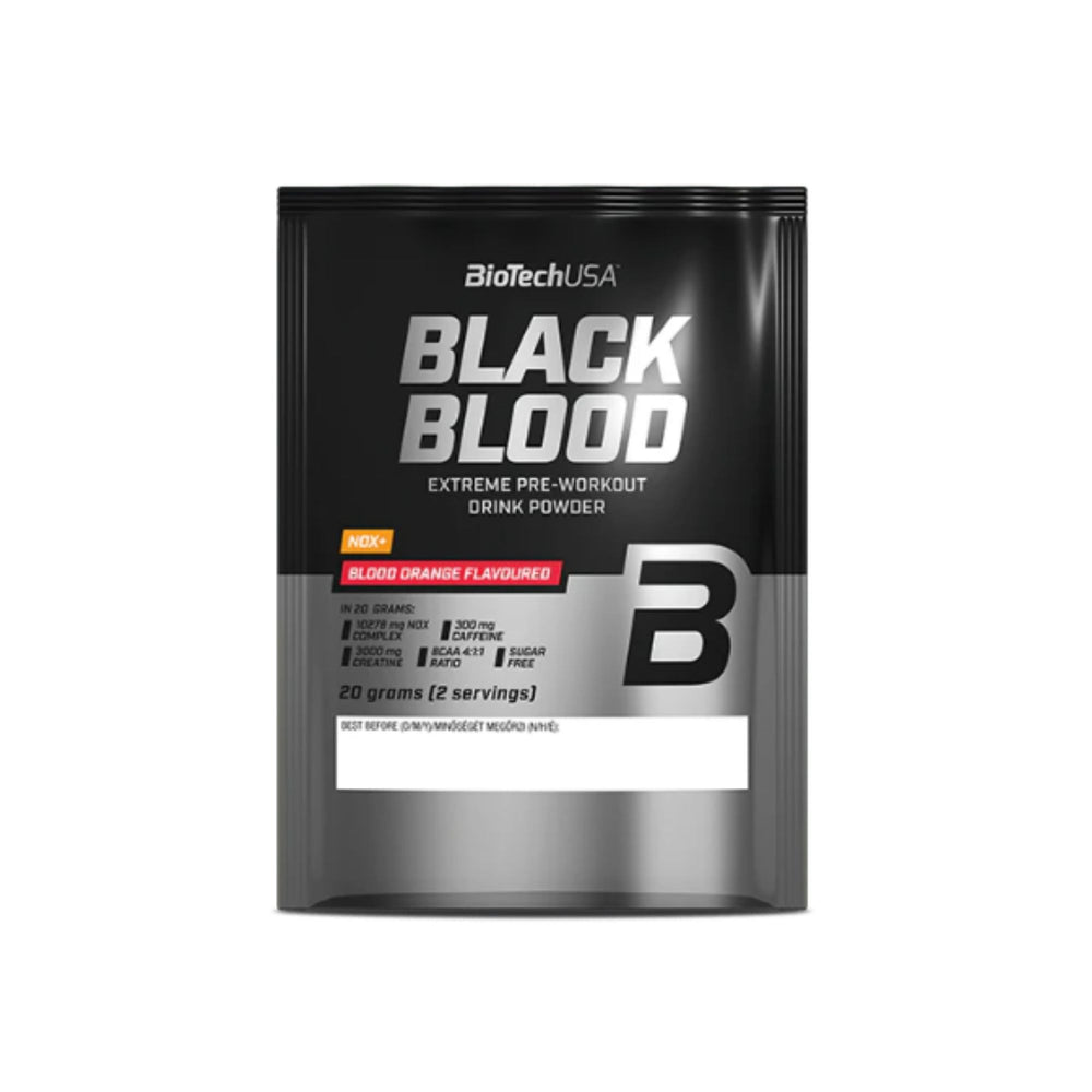 Black Blood NOX+ - BioTechUSA – 20g - Pré-Treino