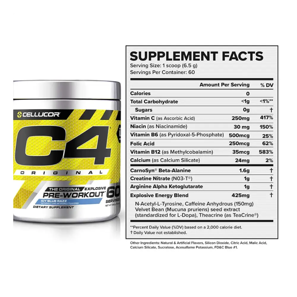 C4 Original - 30 doses (195g) - Pré-Treino