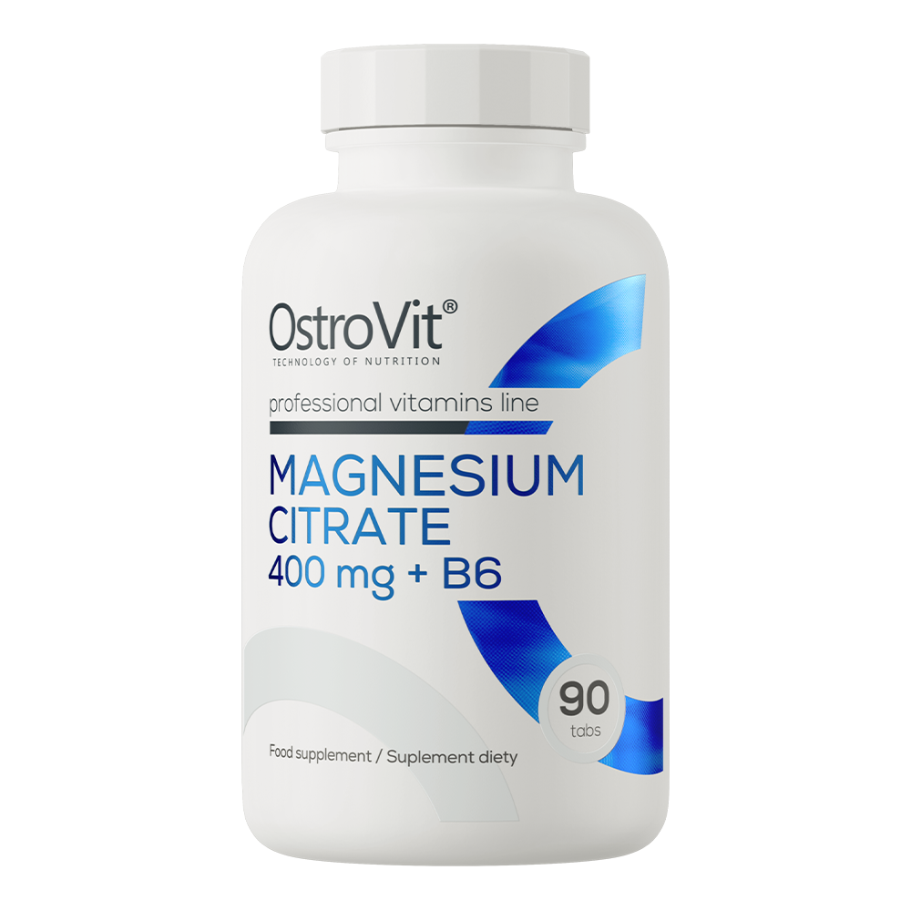 Magnésio Citrato 400mg +B6 - OstroVit - 90 Comprimidos - Minerais