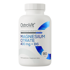 Magnésio Citrato 400mg +B6 - OstroVit - 90 Comprimidos - Minerais
