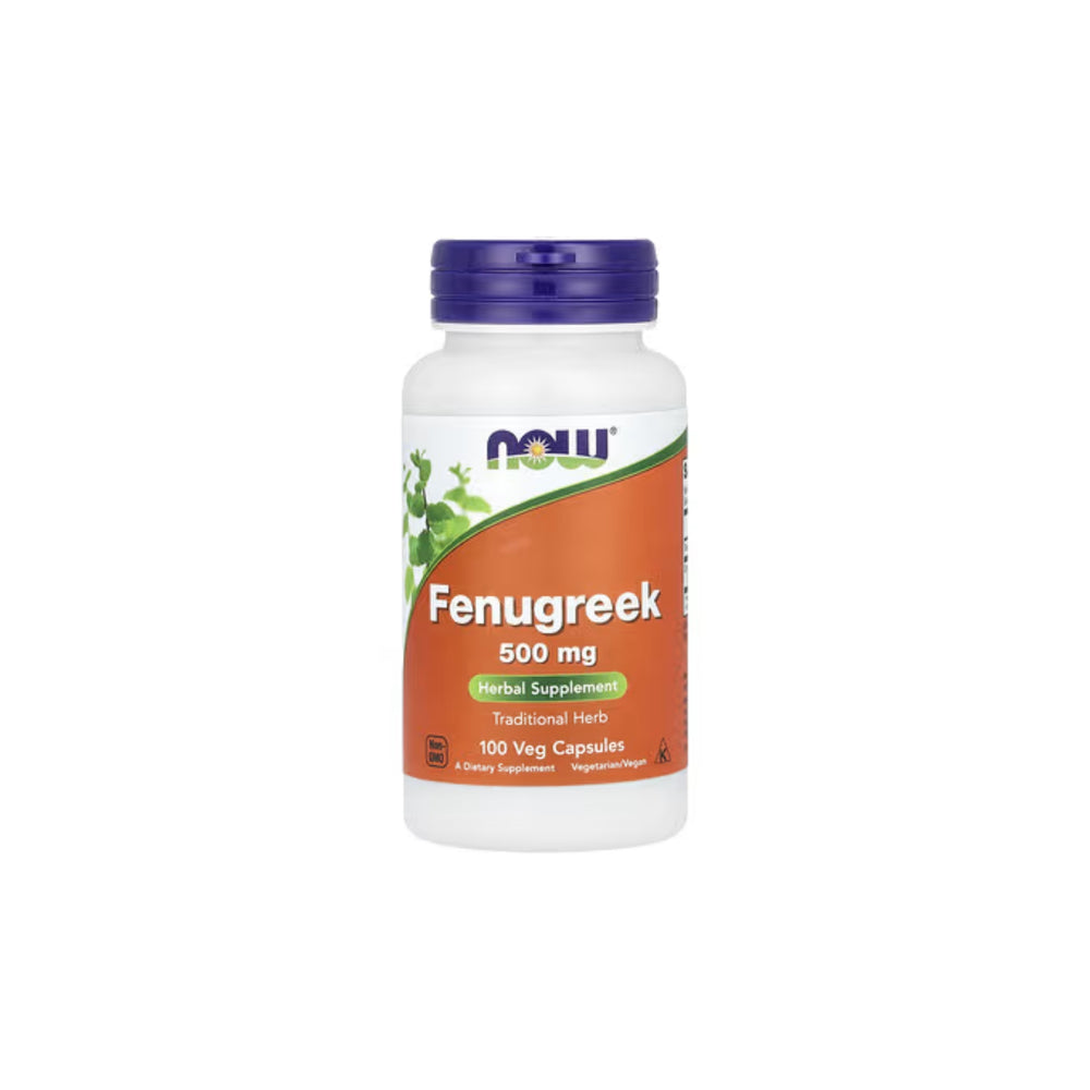Feno Grego 500mg - NOW Foods - 100 Cápsulas - Saúde e Bem Estar