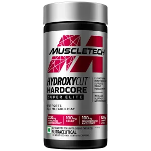 Hydroxycut Hardcore Super Elite - 100 Cápsulas - Muscletech - Termogénico