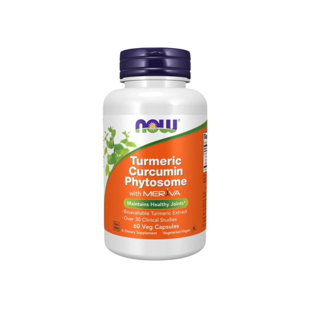 Turmeric Curcumin Phytosome - NOW Foods - 60 Cápsulas - Saúde e Bem Estar