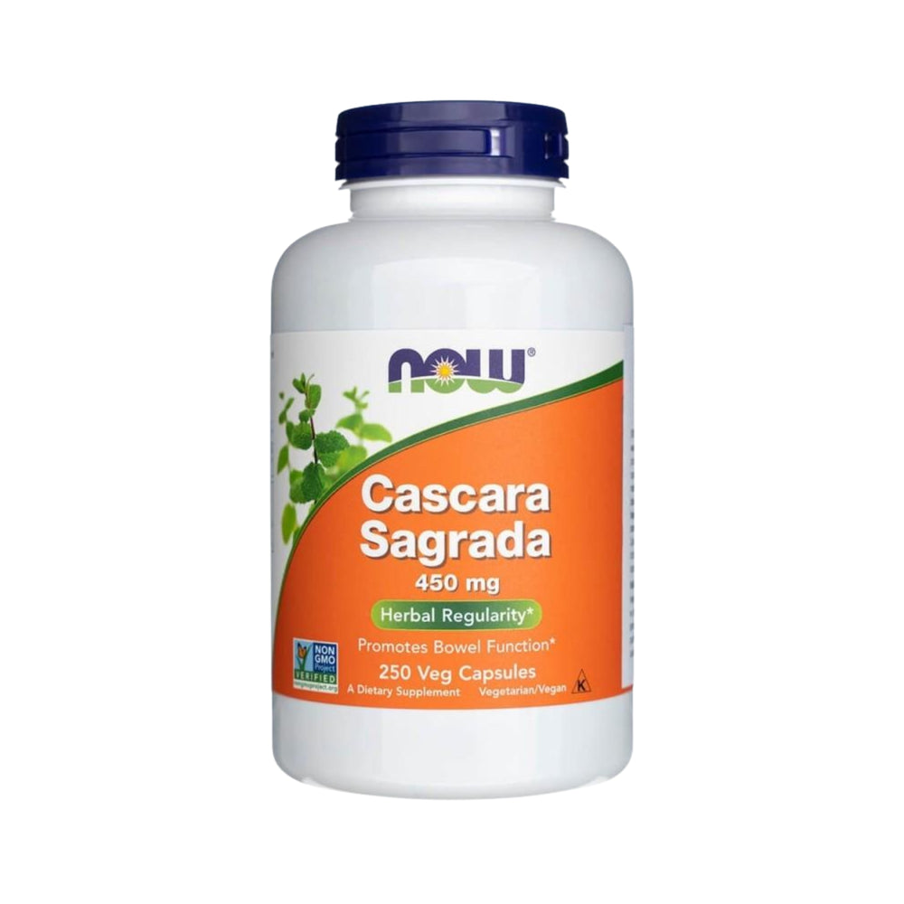 Cascara Sagrada 450 mg – NOW Foods - 250 Cápsulas - Saúde e Bem Estar