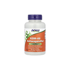 Ashwagandha KSM-66® — NOW Foods — 90 Cápsulas - Saúde e Bem Estar