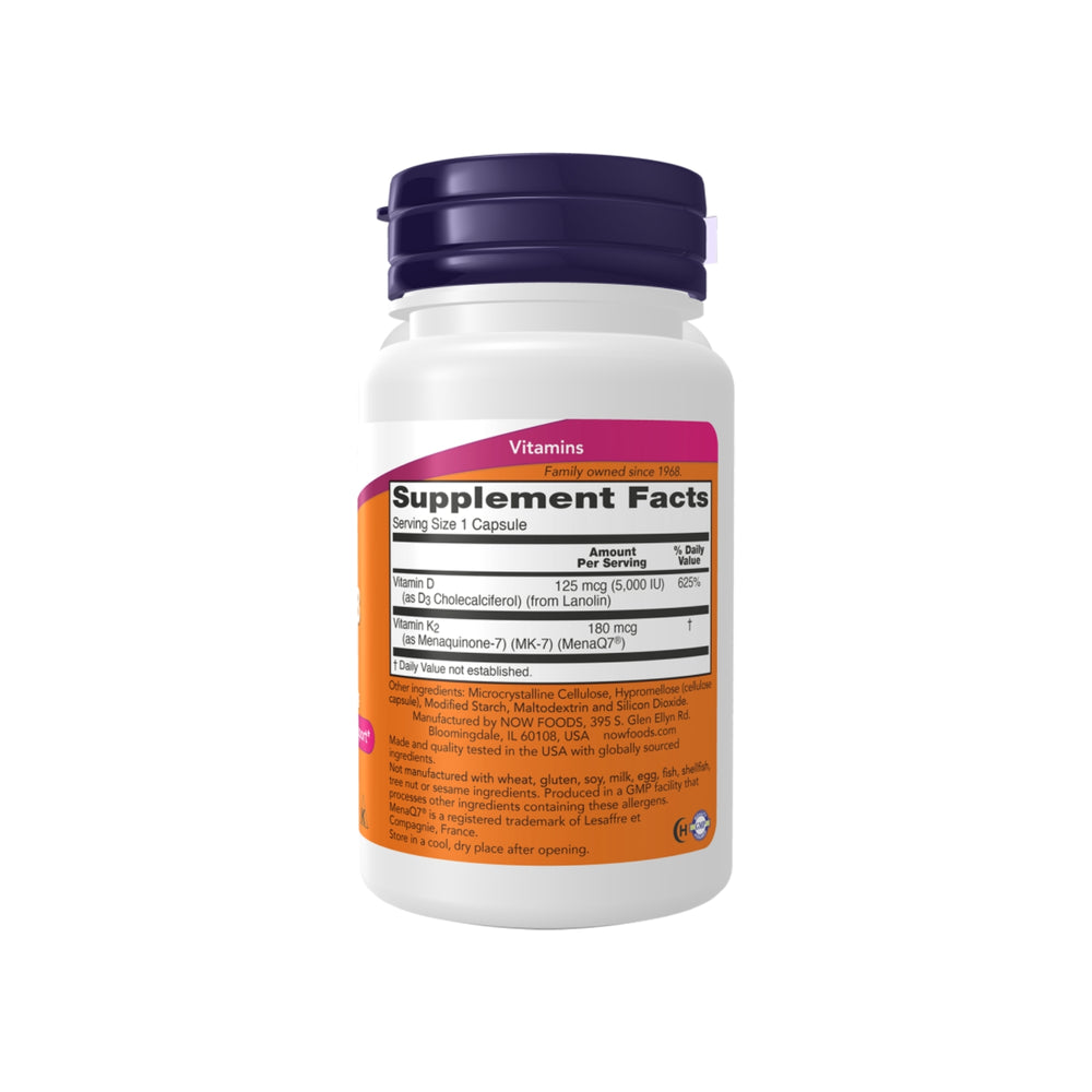 Mega D-3 & MK-7 – NOW Foods - Vitamina