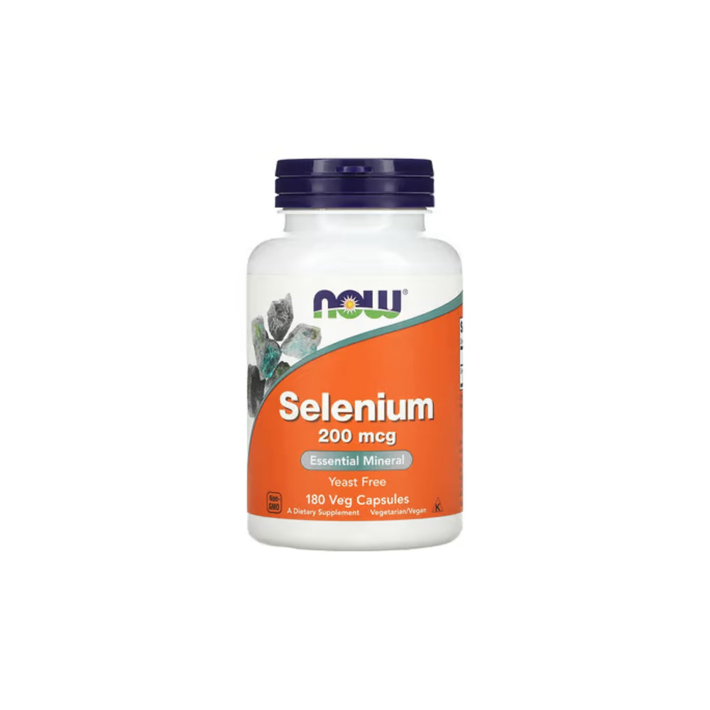 Selénio 200mcg – NOW Foods – 180 Cápsulas - Minerais