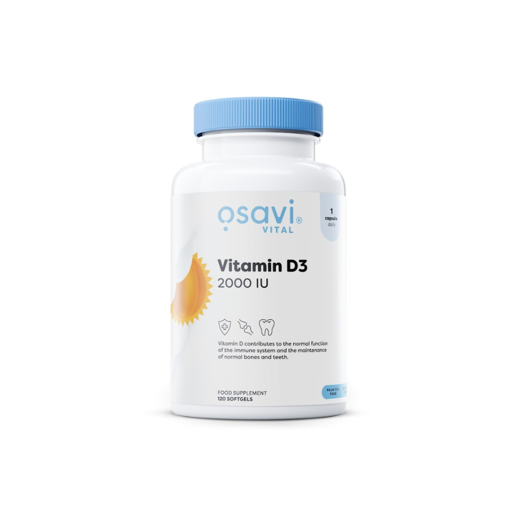 Vitamina D3 2000 IU - Osavi - 120 Cápsulas