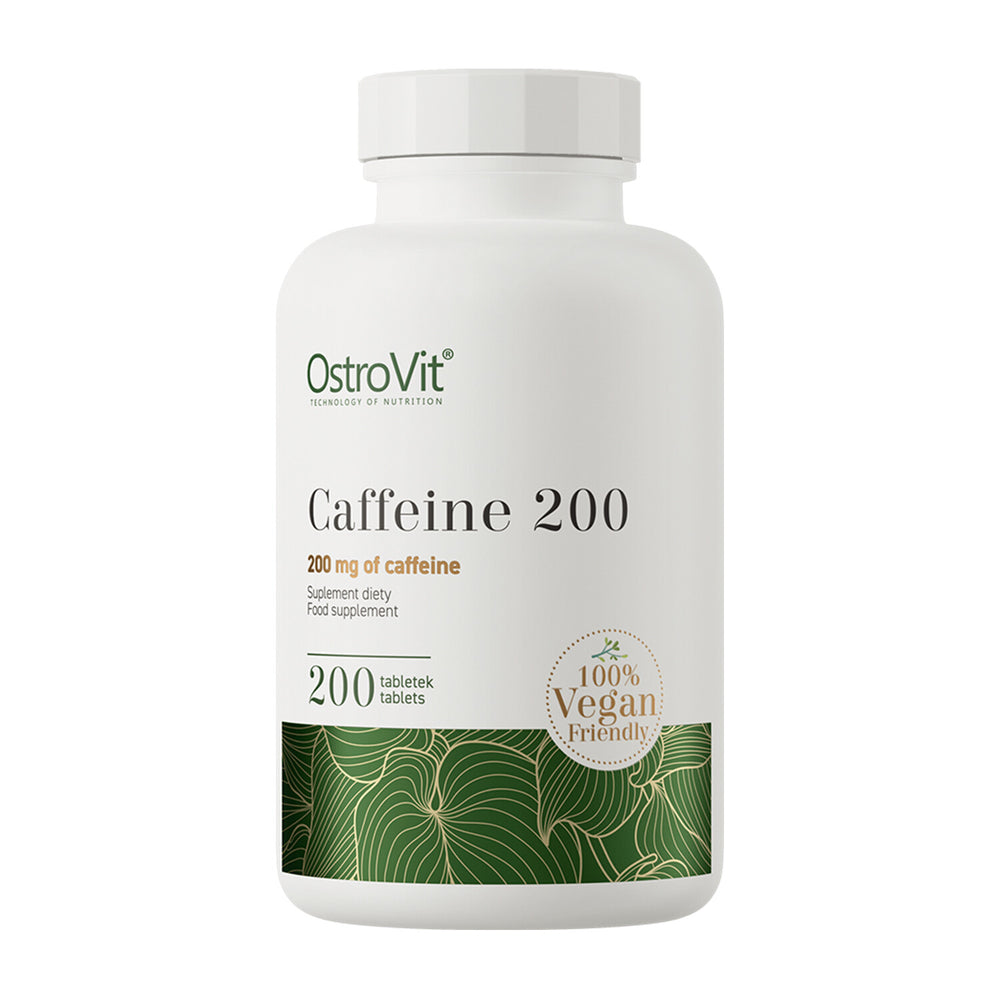 Cafeína 200mg - Ostrovit - 200 Cápsulas - Pré-Treino