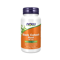 Black Cohosh Root 80mg - NOW Foods – 90 Cápsulas Vegetais - Saúde e Bem Estar
