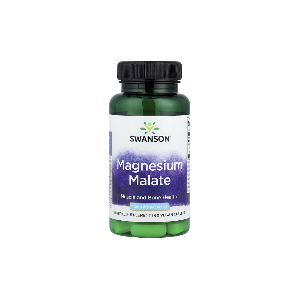 Malato de Magnésio 1000mg - Swanson - 60 Comprimidos - Saúde e Bem Estar