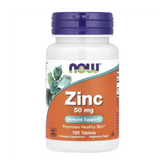 Zinco 50mg – NOW Foods – 100 Comprimidos - Minerais