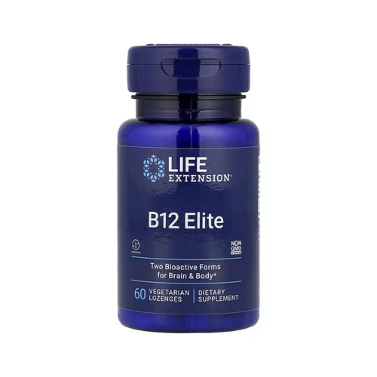 Vitamina B12 Elite 1000 mcg - Life Extension - 60 pastilhas - Saúde e Bem Estar