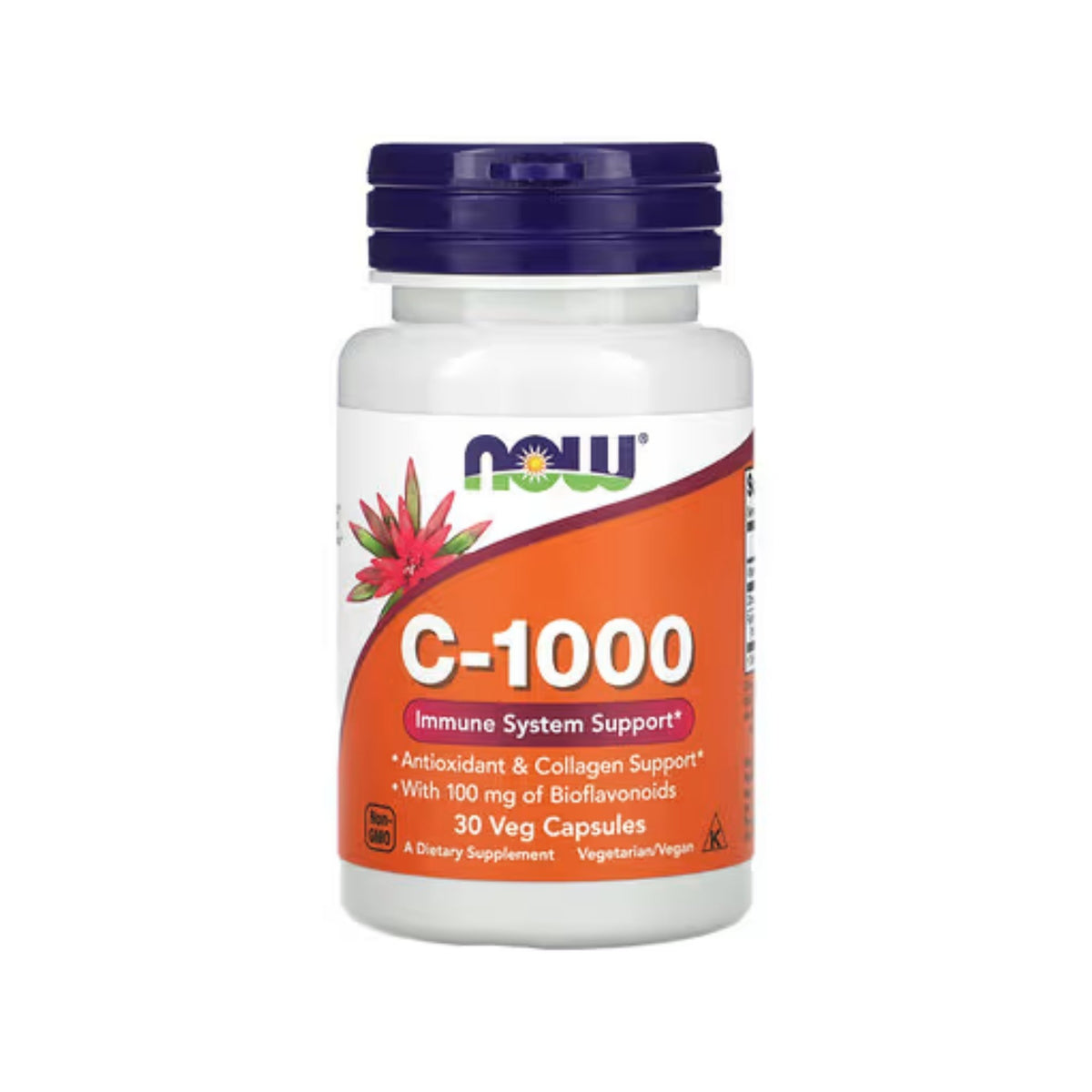 Vitamina C-1000 – NOW Foods – 30 Cápsulas