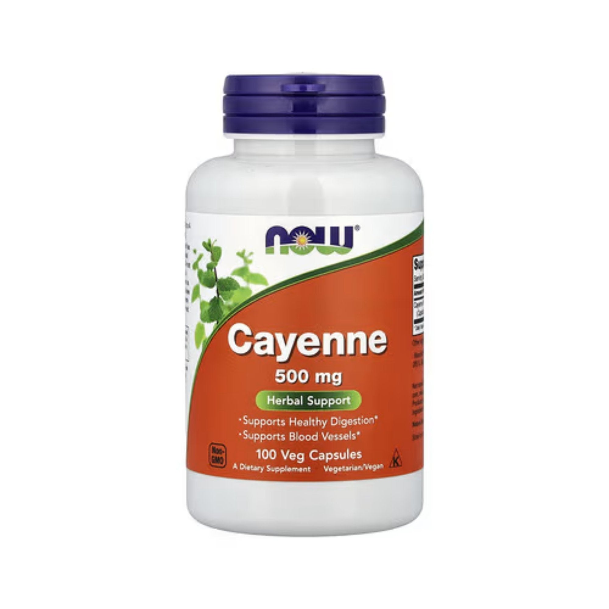 Caiena 500mg – NOW Foods – 100 Cápsulas - Saúde e Bem Estar