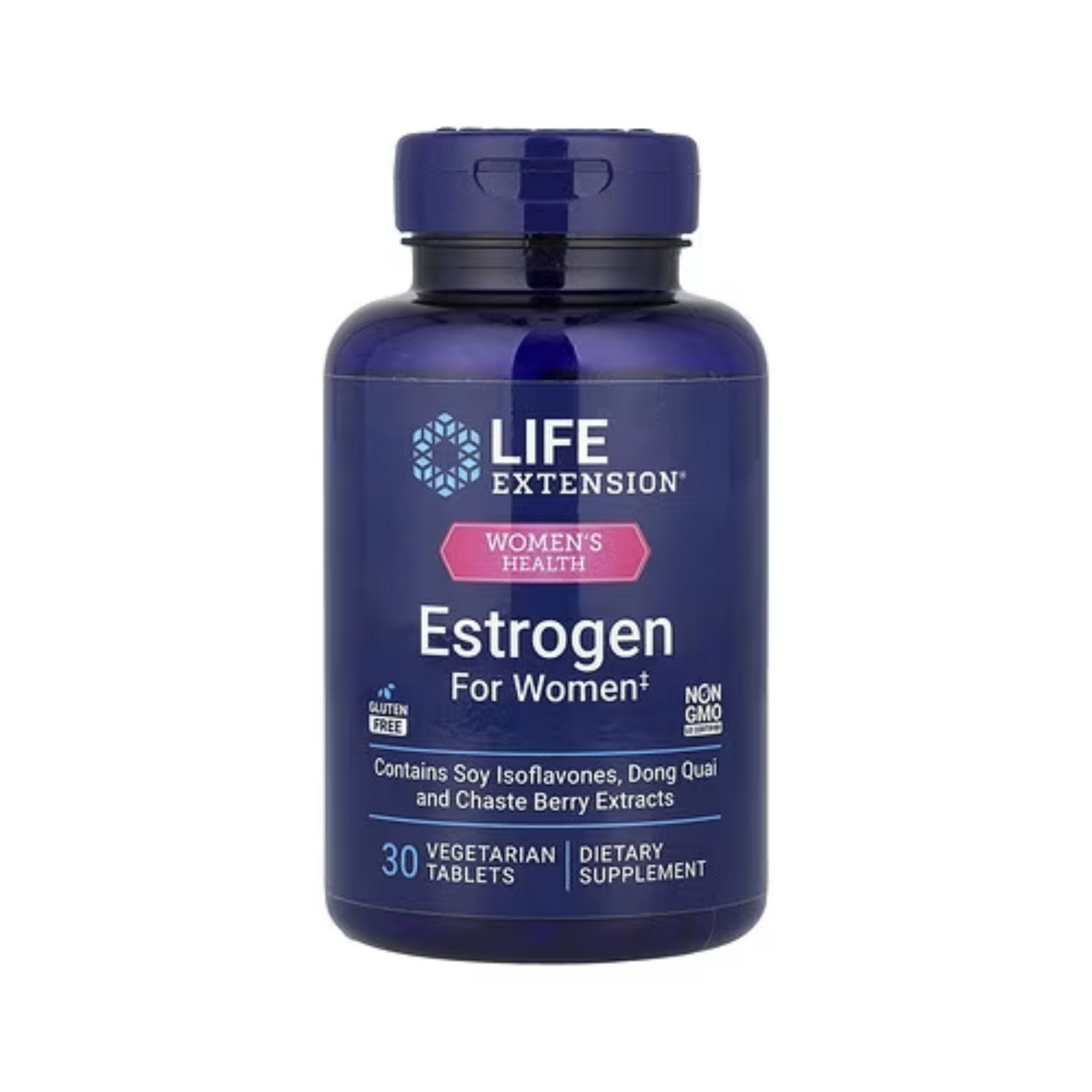 Estrogênio para Mulheres - Life Extension - 30 Comprimidos - Saúde e Bem Estar