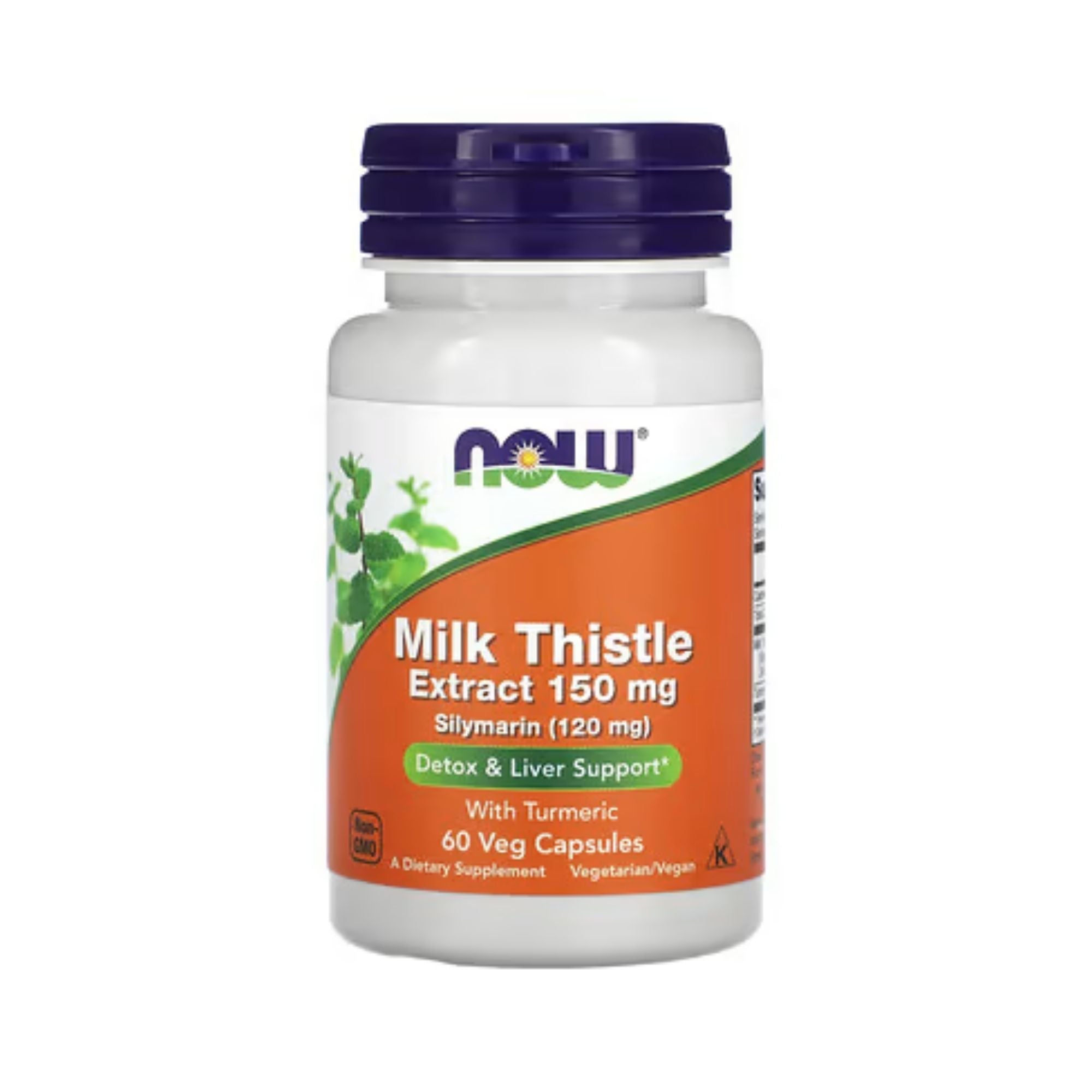 Extrato de Cardo-Mariano (Milk Thistle) com Cúrcuma 150mg – NOW Foods – 60 Cápsulas - Saúde e Bem Estar