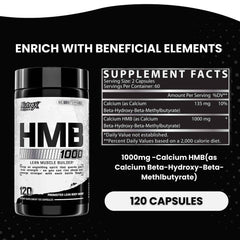 HMB 1000 – Nutrex Research – 120 Cápsulas - Aminoácidos