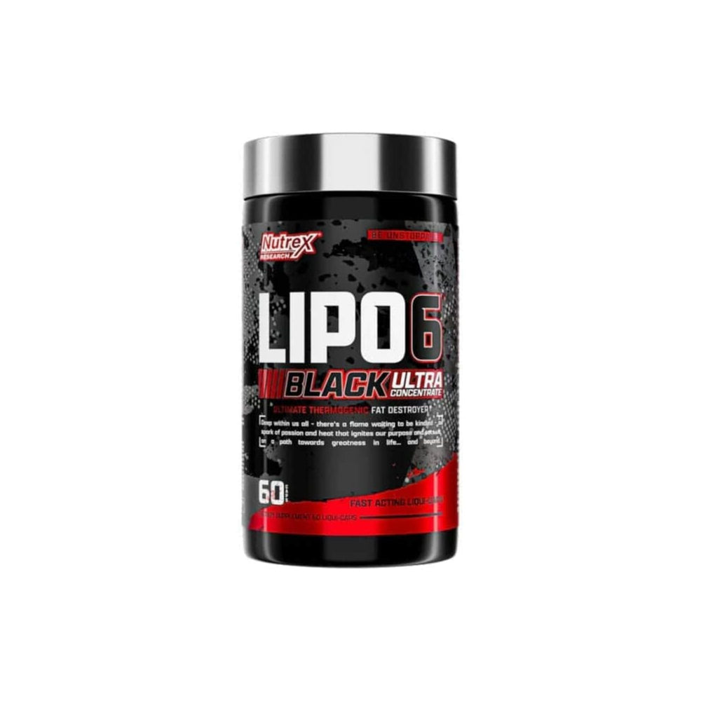 Lipo 6 Black Ultra Concentrado - Nutrex - 60 Cápsulas - Termogénico