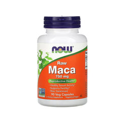 Maca Crua 750mg – NOW Foods – 90 Cápsulas - Saúde e Bem Estar