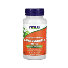 Ashwagandha 450 mg - NOW Foods - 90 Cápsulas - Saúde e Bem Estar