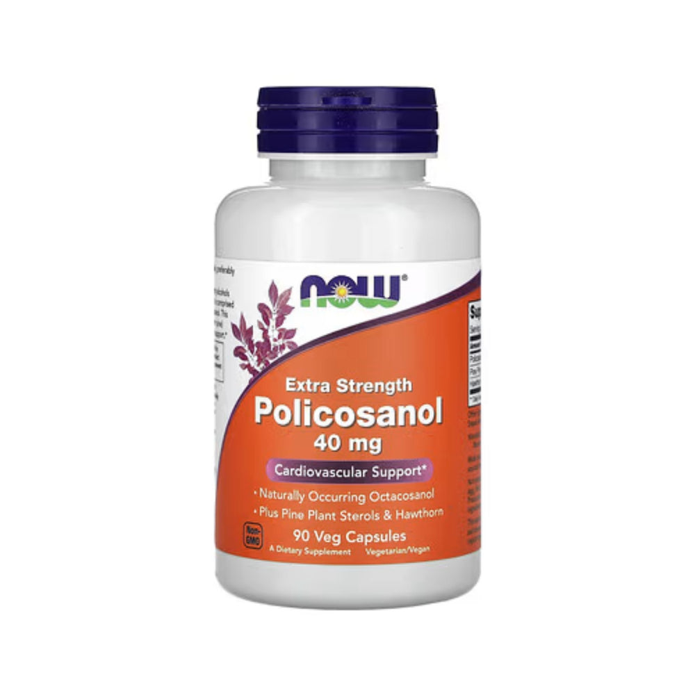 Policosanol Extra Forte 40mg - NOW Foods – 90 Cápsulas - Saúde e Bem Estar