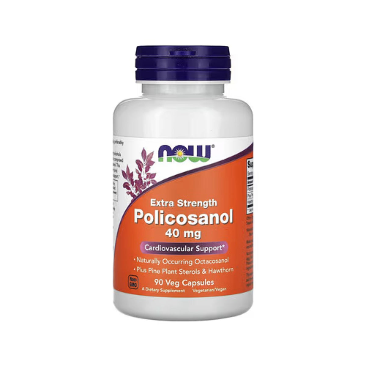 Policosanol Extra Forte 40mg - NOW Foods – 90 Cápsulas - Saúde e Bem Estar