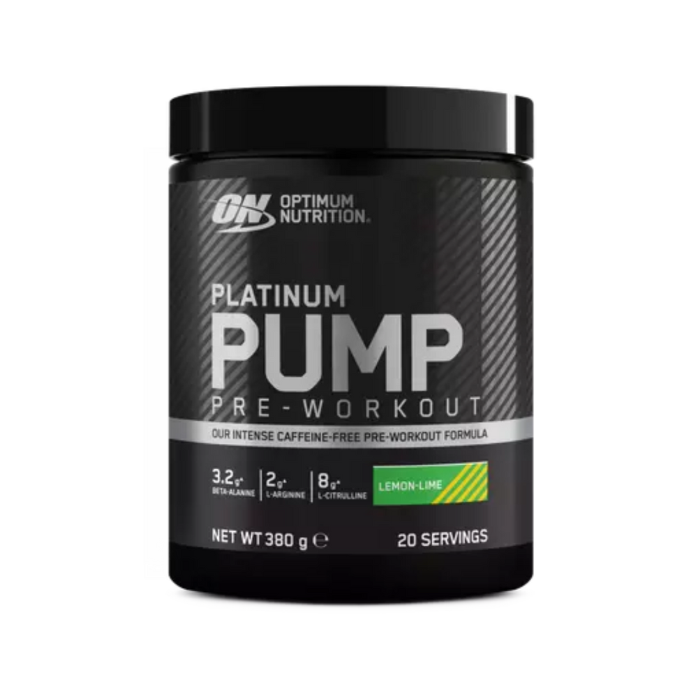 Platinum Pump Pré-Workout (Sem Cafeína) - 380g - Framboesa Azul - Pré-Treino