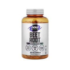 Beet Root (Pó de Beterraba) 550mg - NOW Sports - 180 Cápsulas - Saúde e Bem Estar