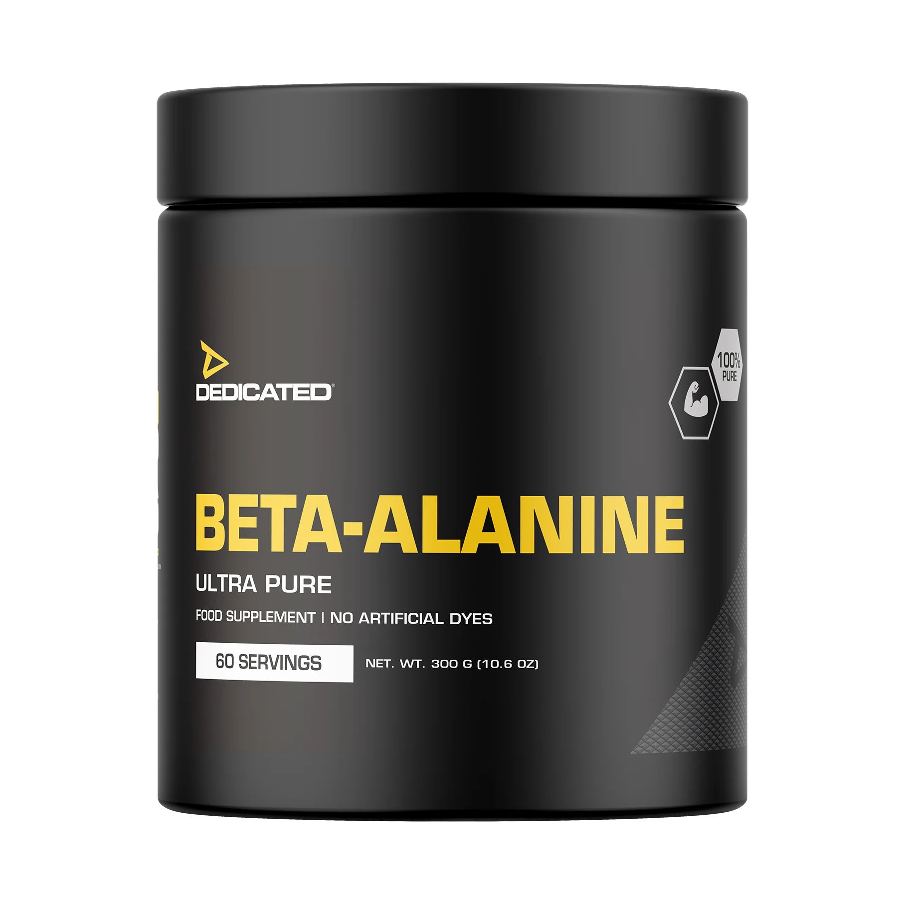 Beta-Alanina - Dedicated Nutrition - 300g - Aminoácidos