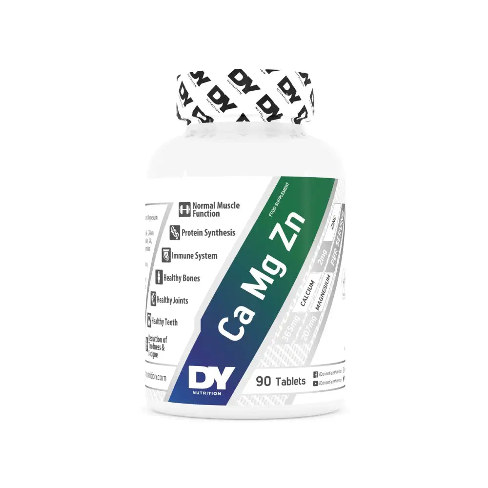 Cálcio Magnésio e Zinco (Ca Mg Zn) 90 Cápsulas - DY Nutrition - Vitamina