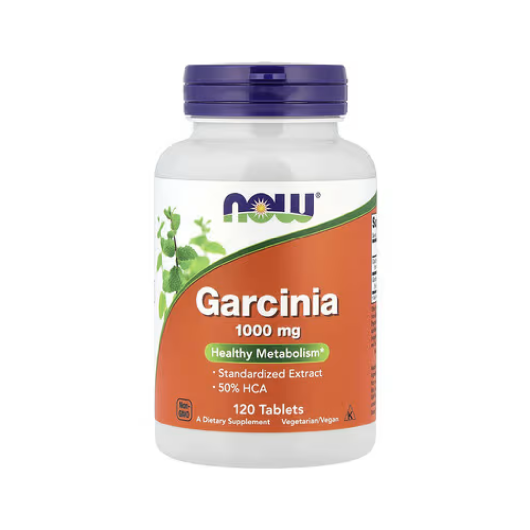 Garcinia 1000mg – NOW Foods – 120 Comprimidos - Saúde e Bem Estar