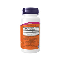 Vitamin B-6 100mg - NOW Foods – 100 Capsulas - Saúde e Bem Estar