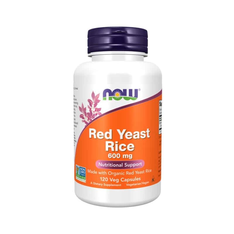 Arroz Vermelho Fermentado 600mg - NOW Foods - 60 Cápsulas - Saúde e Bem Estar