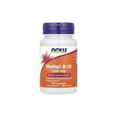 Metil B12 1000mcg – NOW Foods – 100 Pastilhas - Saúde e Bem Estar