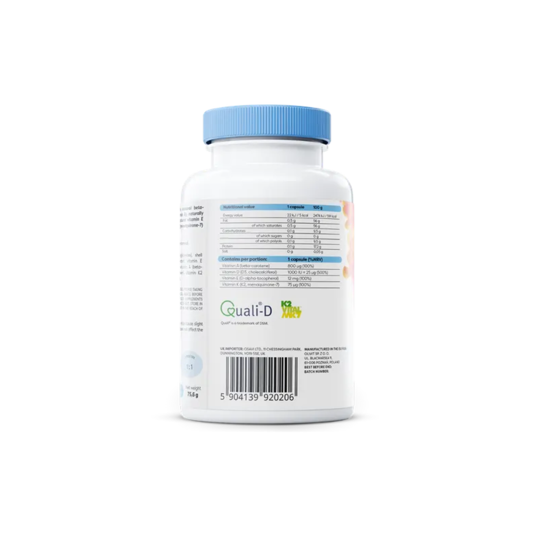 Vitaminas A D E K - Osavi - 120 Cápsulas - Saúde e Bem Estar