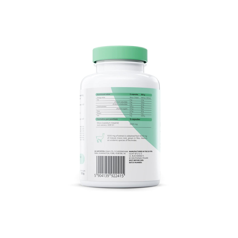 Maca 1000mg – Osavi – 120 Cápsulas - Saúde e Bem Estar