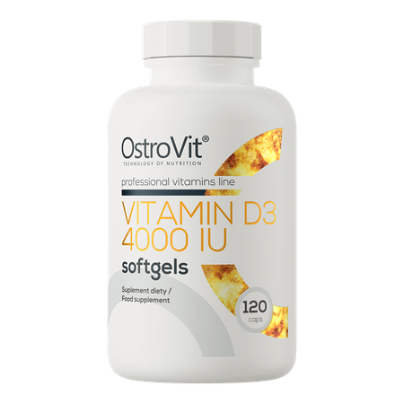 Vitamina D3 4000 IU - Ostrovit - 120 Cápsulas