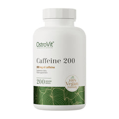 Cafeína 200mg - Ostrovit - 200 Cápsulas - Pré-Treino