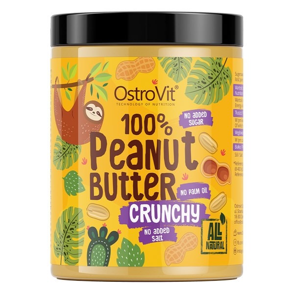 Manteiga de Amendoim Crocante - Ostrovit - 500g - Saúde e Bem Estar