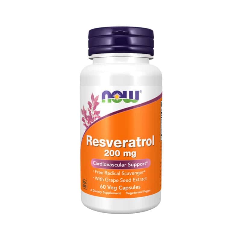 Resveratrol 200mg – NOW Foods - Antioxidante