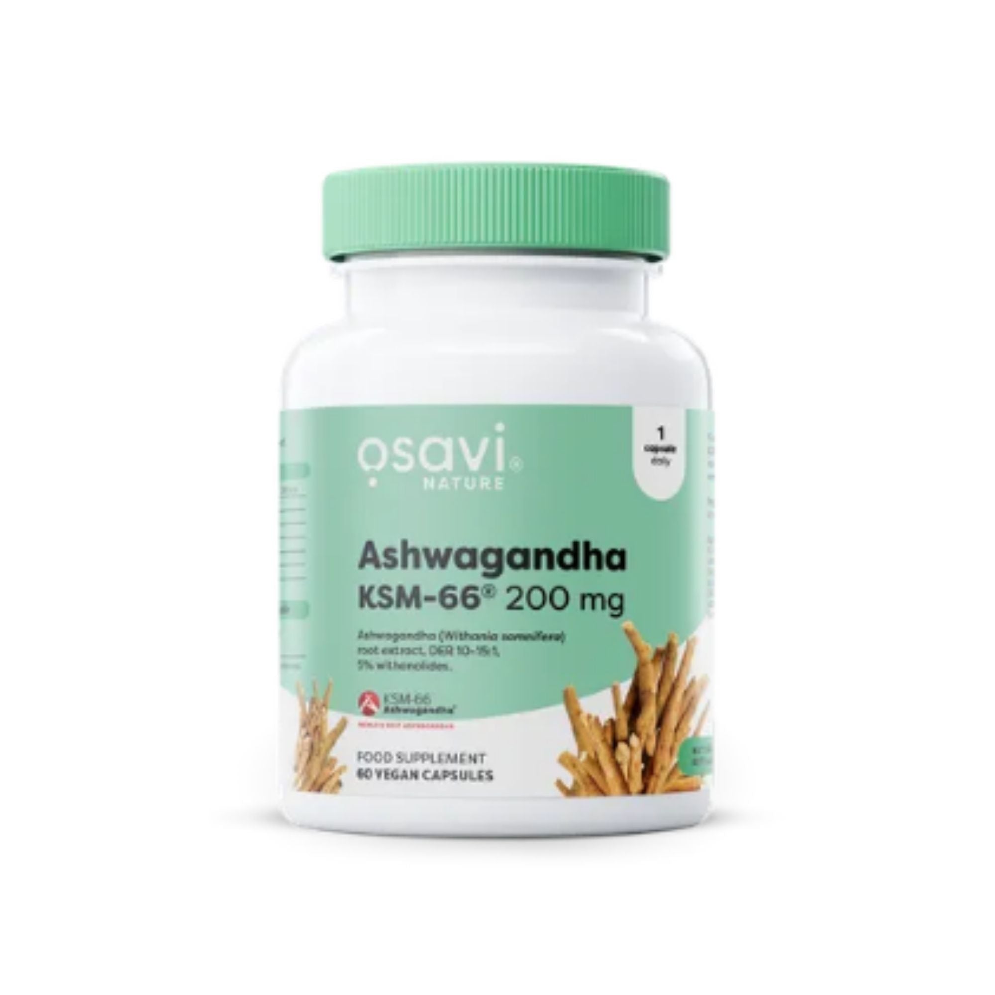Ashwagandha KSM-66 200mg - Osavi - Saúde e Bem Estar