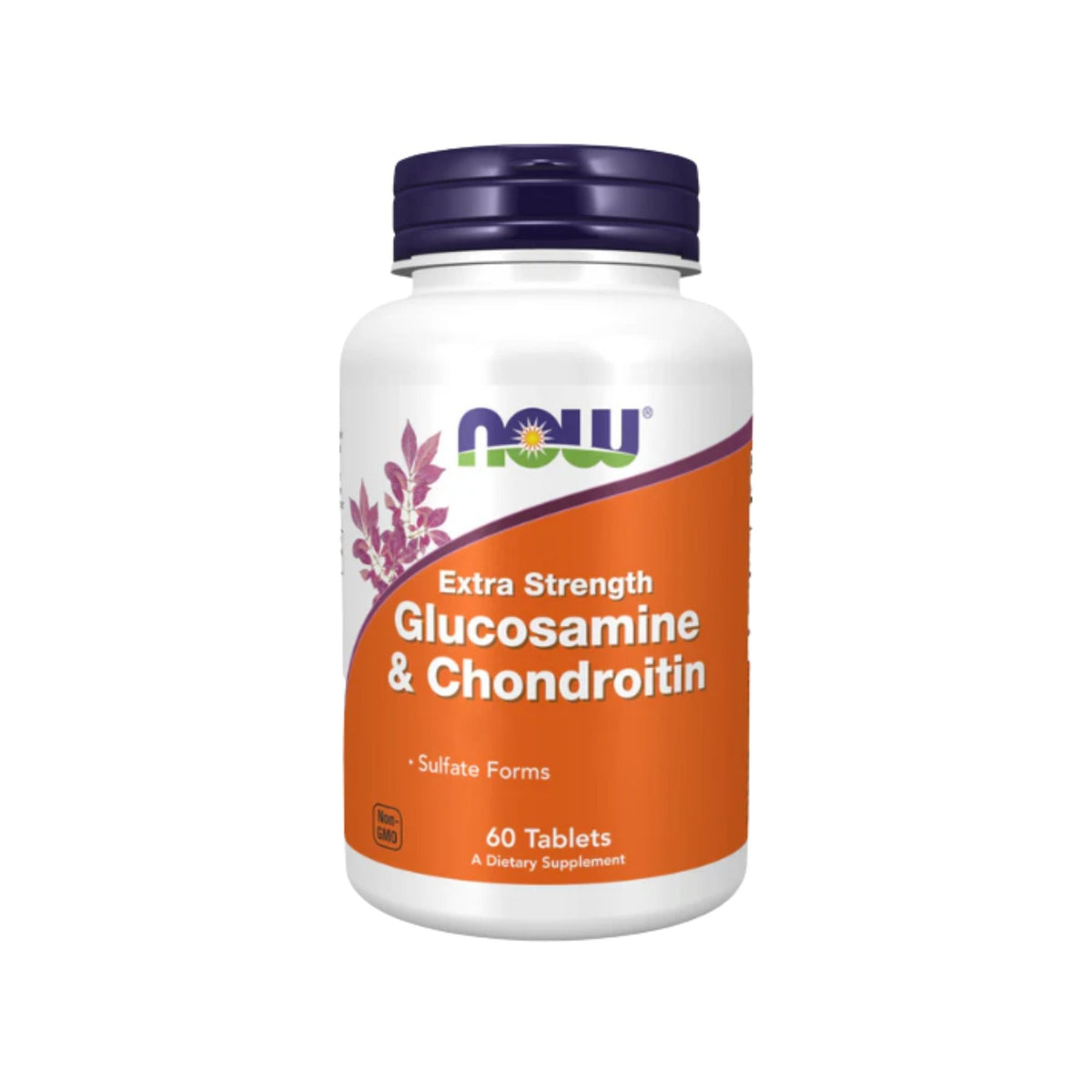 Glucosamina e Condroitina Extra Forte – NOW Foods – 60 Cápsulas - Articulações