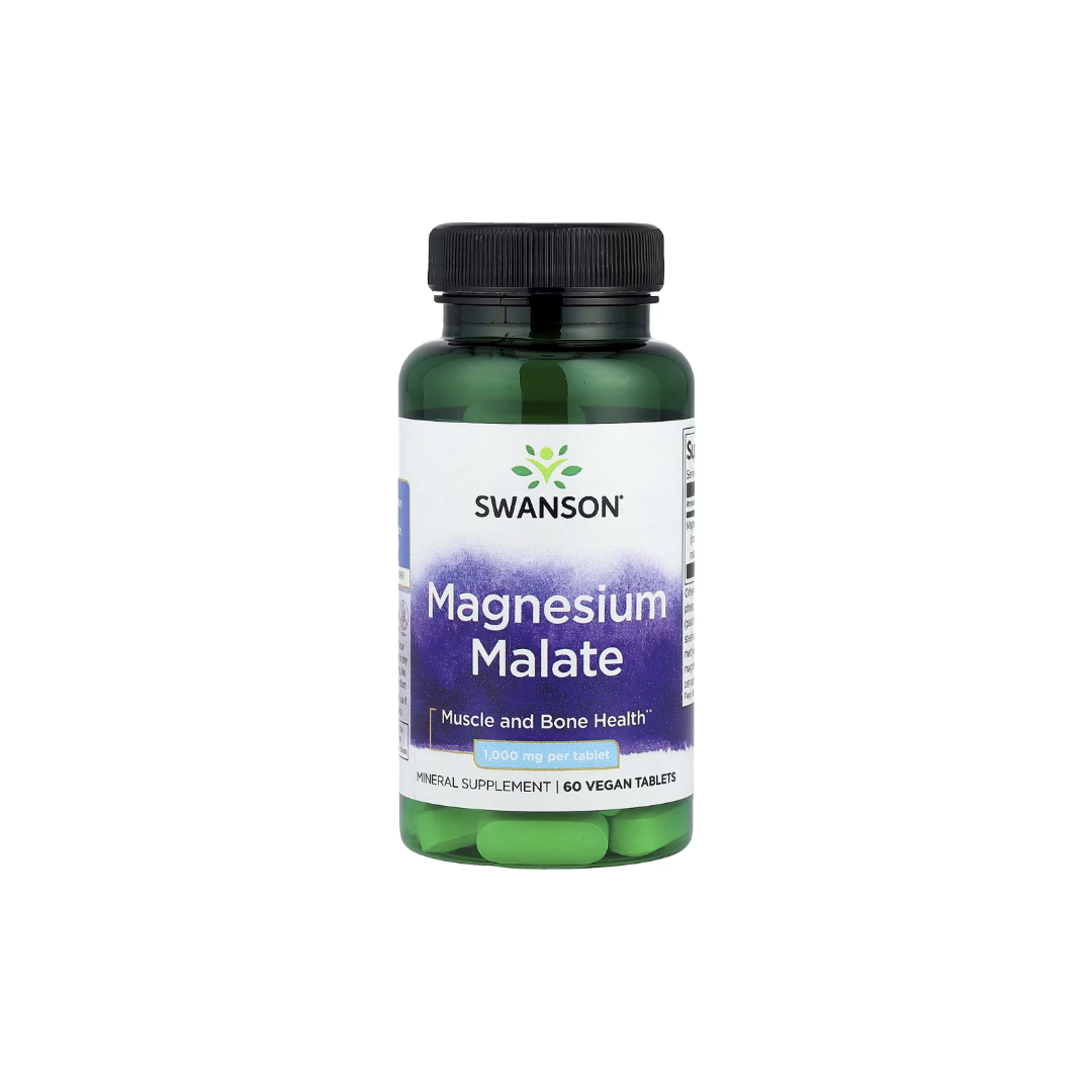 Malato de Magnésio 1000mg - Swanson - 60 Comprimidos - Saúde e Bem Estar