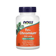 Tri-Crómio 500mcg – NOW Foods – 90 Cápsulas - Saúde e Bem Estar